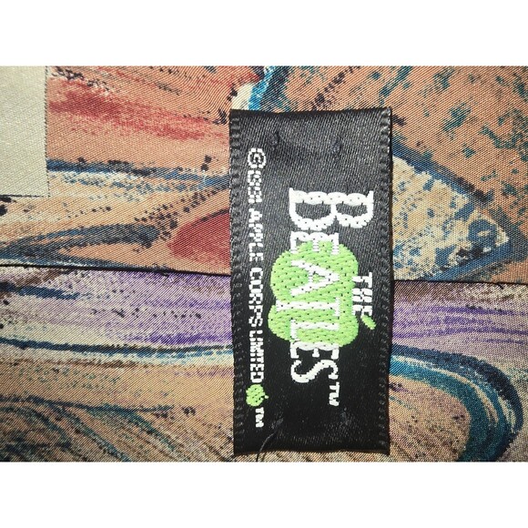 Vintage 1991 Beatles “Let It Be” Silk Tie by Manhattan | Apple Corps Licensed | - Picture 2 of 9